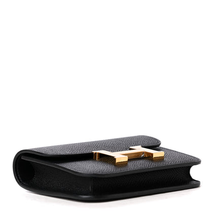 Hermes Epsom Constance Slim Wallet Black 4 of 5