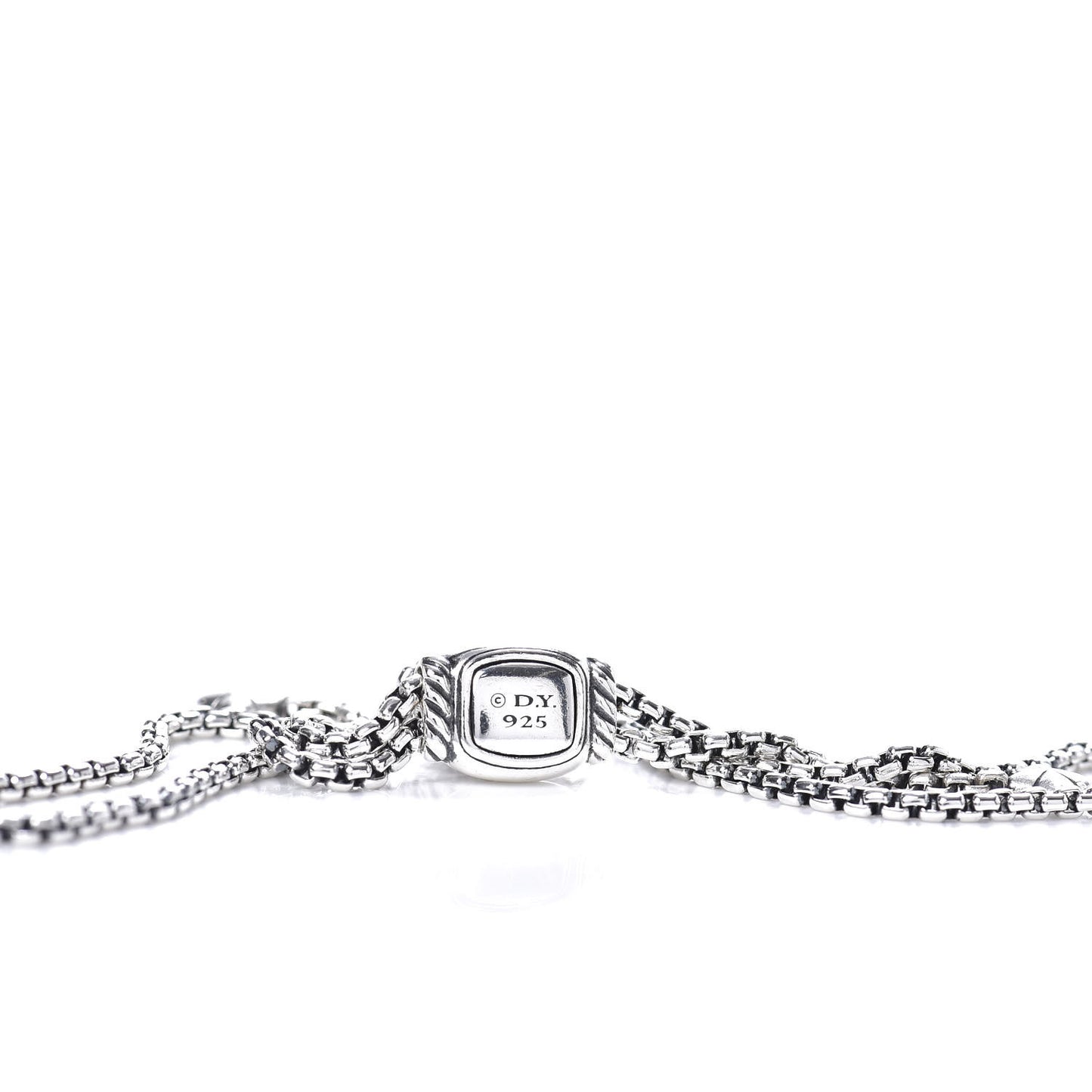 Sterling Silver Diamond 9mm Chatelaine Petite Pave Bracelet