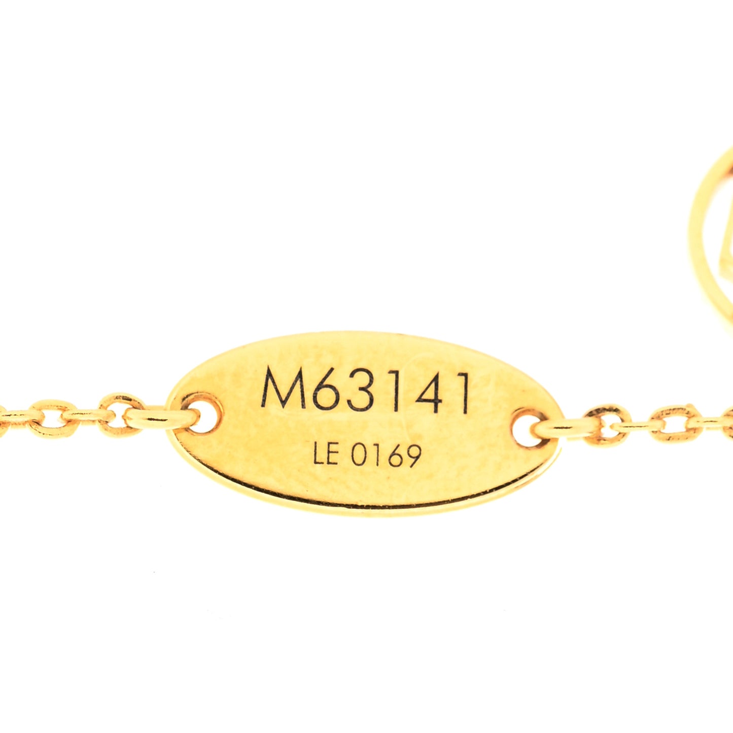 Nanogram Name Tag Necklace Gold