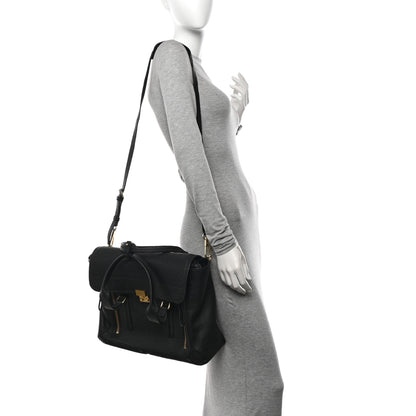 3.1 Phillip Lim Textured Calfskin Medium Pashli Satchel Black 2 of 10