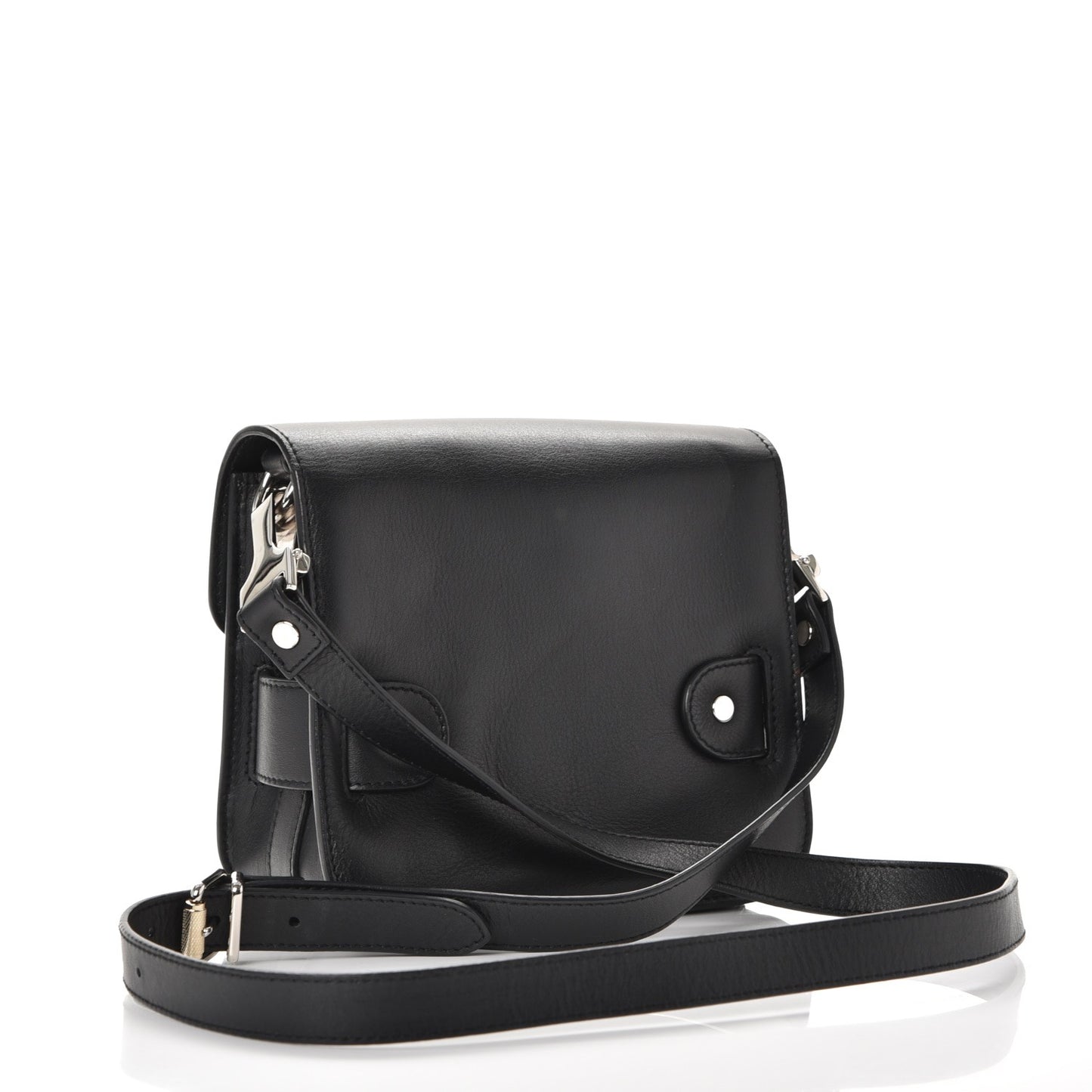 Calfskin PS11 Tiny Shoulder Bag Black