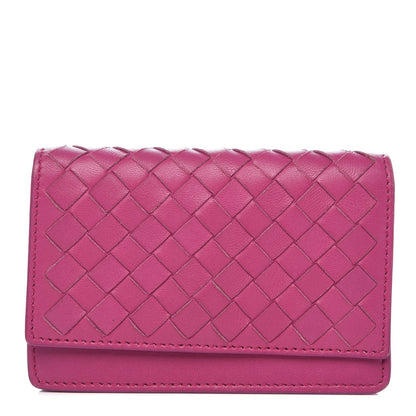 Bottega Veneta Nappa Intrecciato Card Holder Peony 1 of 8