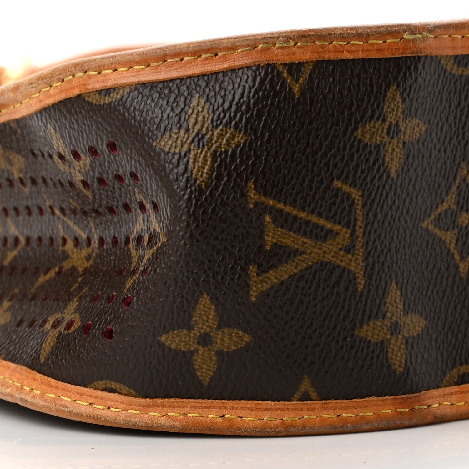 Louis Vuitton Monogram Perforated Musette Fuchsia 8 of 9