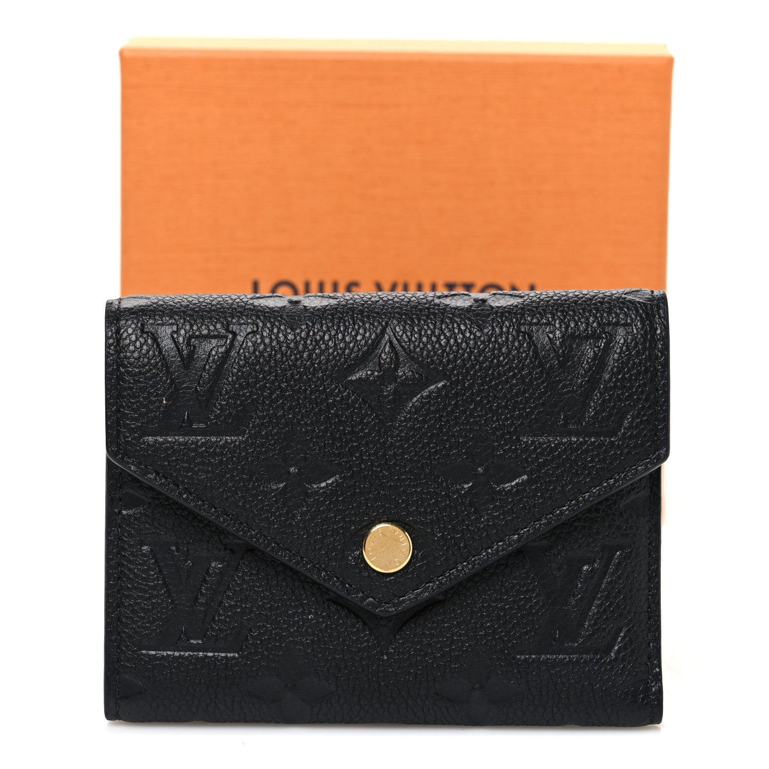 Louis Vuitton Empreinte Victorine Wallet Black 7 of 7