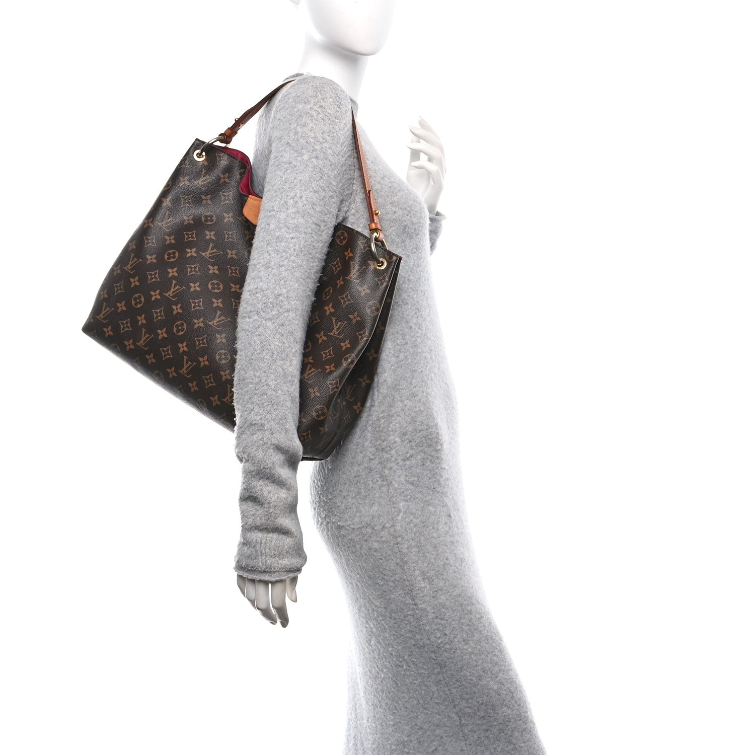 Louis Vuitton Monogram Graceful MM Pivoine 3 of 9