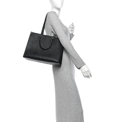 Louis Vuitton Empreinte Monogram Giant Onthego MM Black 2 of 9