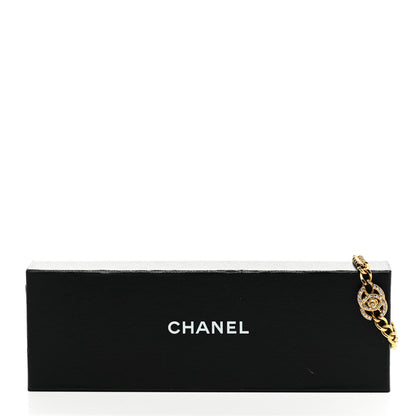 Chanel Crystal CC Turn Lock Bracelet Gold 6 of 6