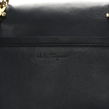 Salvatore Ferragamo Calfskin Sofia Rainbow Top Handle Bag Blue 8 of 21