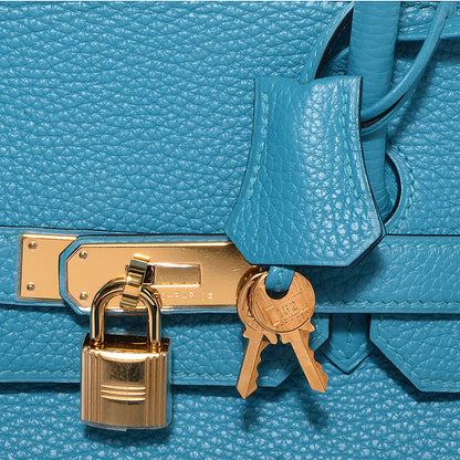 Hermes Togo Birkin 35 Turquoise 17 of 26