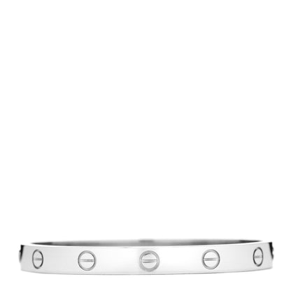 Cartier 18K White Gold LOVE Bracelet 16 1 of 5