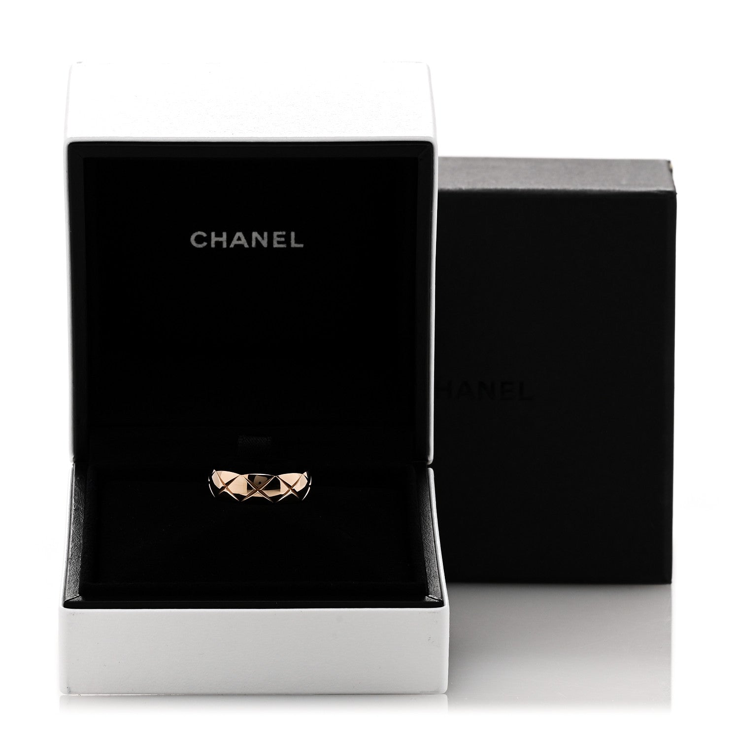 Chanel 18K Beige Gold Small Coco Crush Ring 54 7 6 of 6