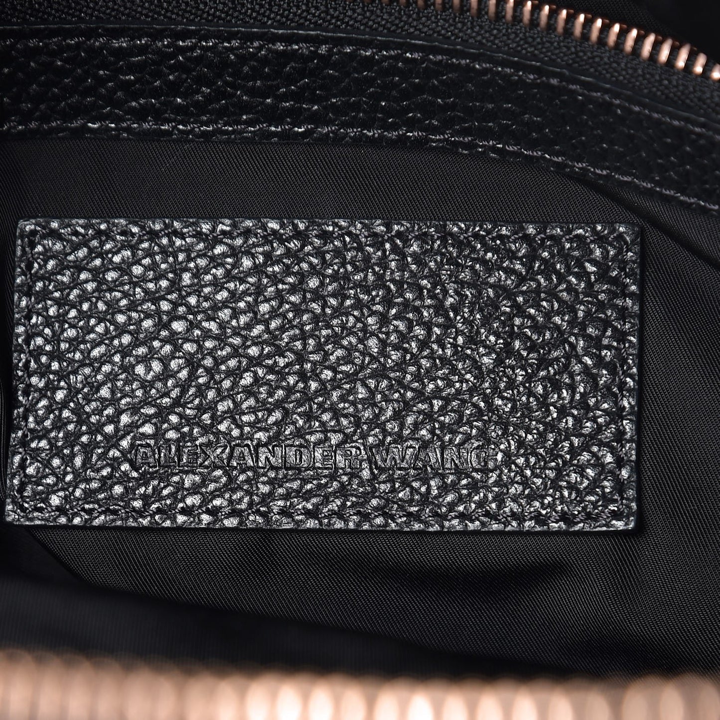 Pebbled Lambskin Medium Emilie Black