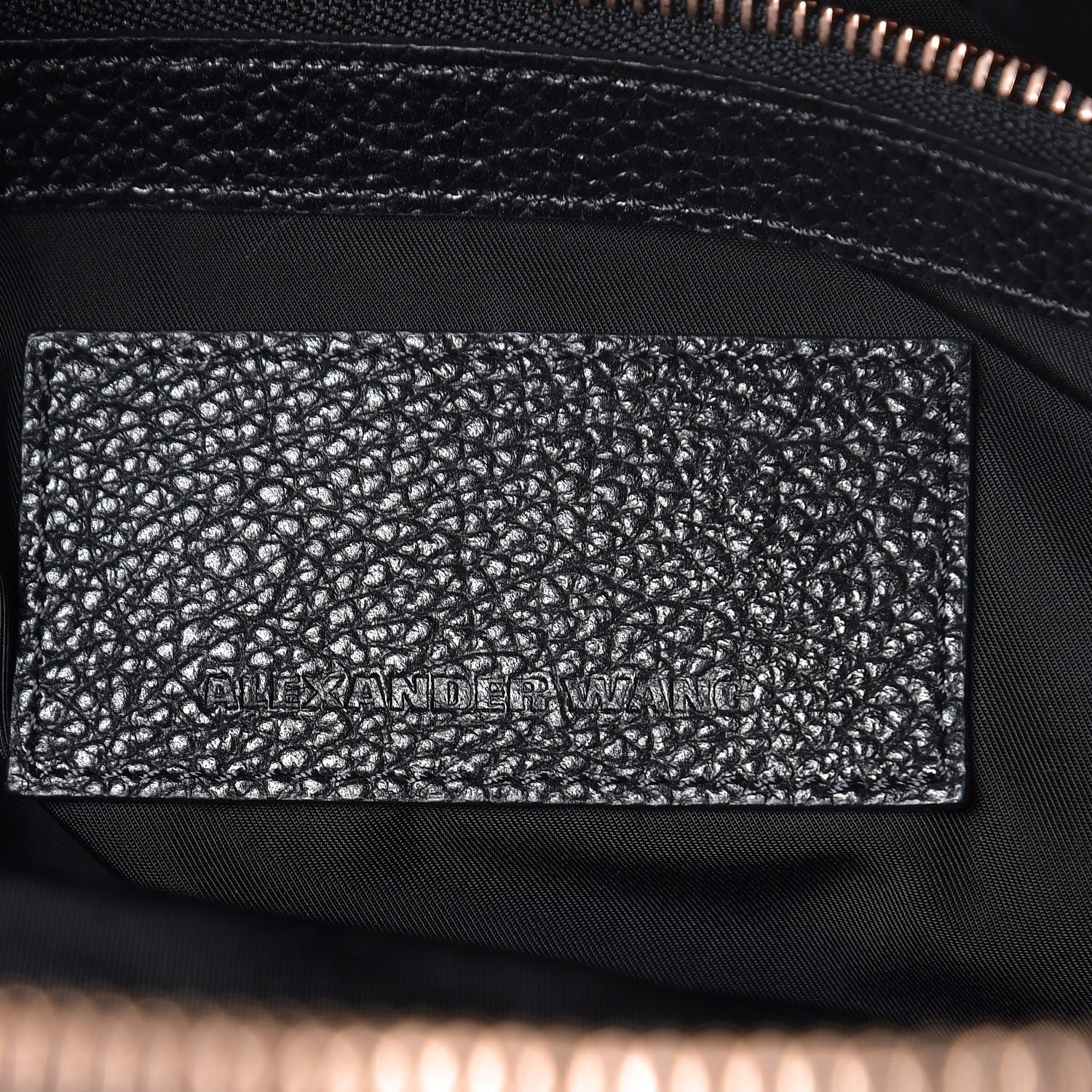 Alexander Wang Pebbled Lambskin Medium Emilie Black 6 of 8