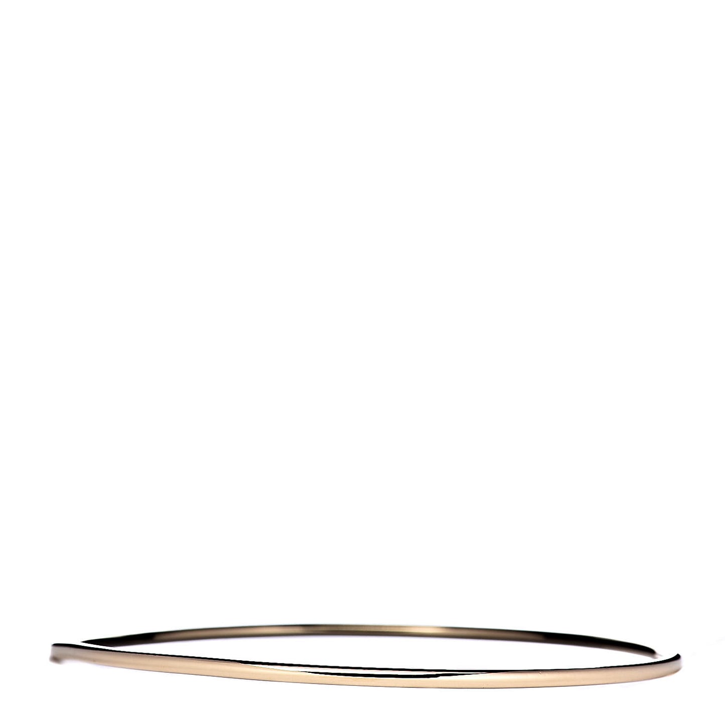 18K Yellow Gold Slim Bangle Bracelet