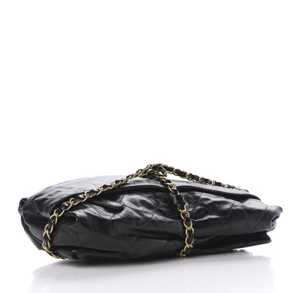 Chanel Calfskin Quilted Baluchon Black 4 of 10