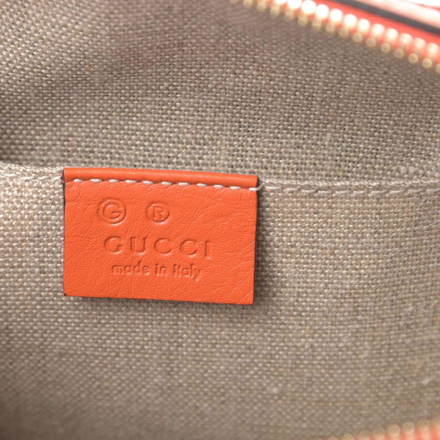 Microguccissima Mini Dome Bag Sun Orange