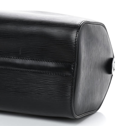 Louis Vuitton Epi Speedy 25 Black 7 of 9