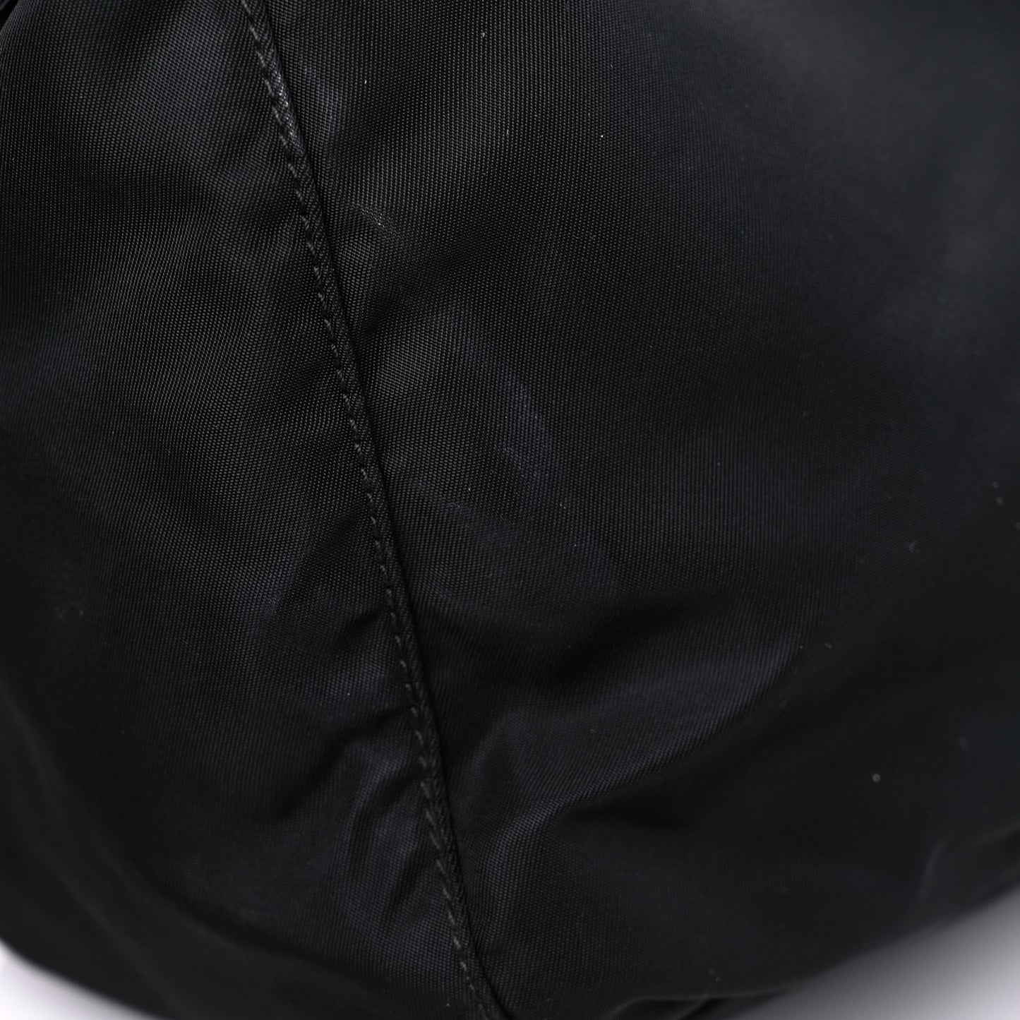 Tessuto Nylon Saffiano Messenger Bag Black