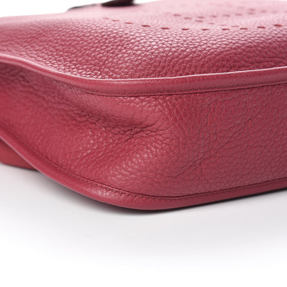 Hermes Taurillon Clemence Evelyne PM Rubis 9 of 11