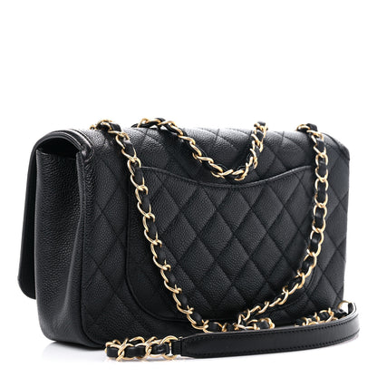 Chanel Caviar Quilted Medium CC Filigree Flap Black 3 of 11
