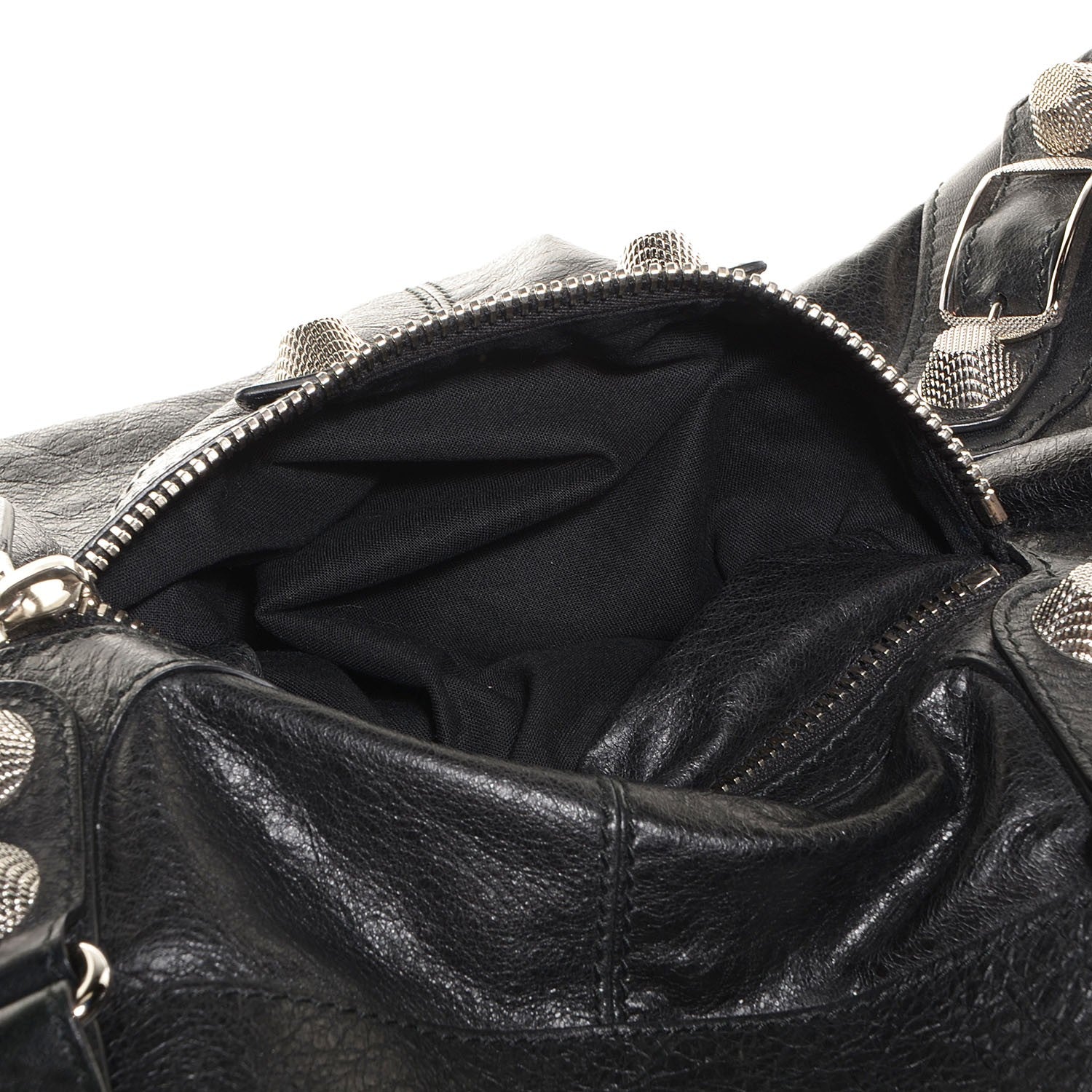 Balenciaga Agneau Giant 21 Silver Hardware Work Black 2 of 11