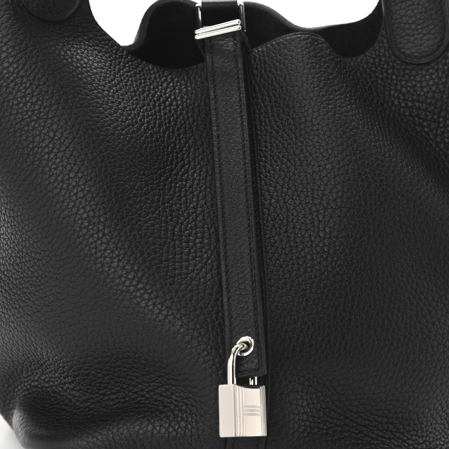 Hermes Taurillon Clemence Picotin Lock 22 MM Black 8 of 11