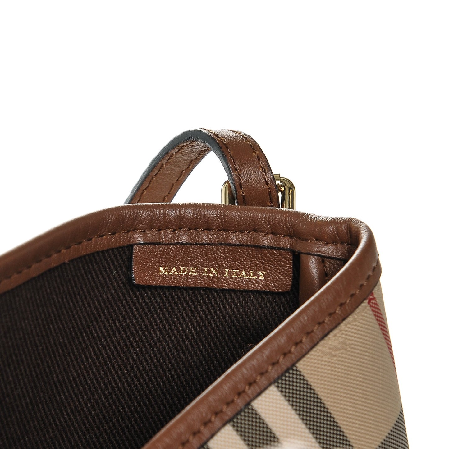 Horseferry Check Small Canter Tote Tan