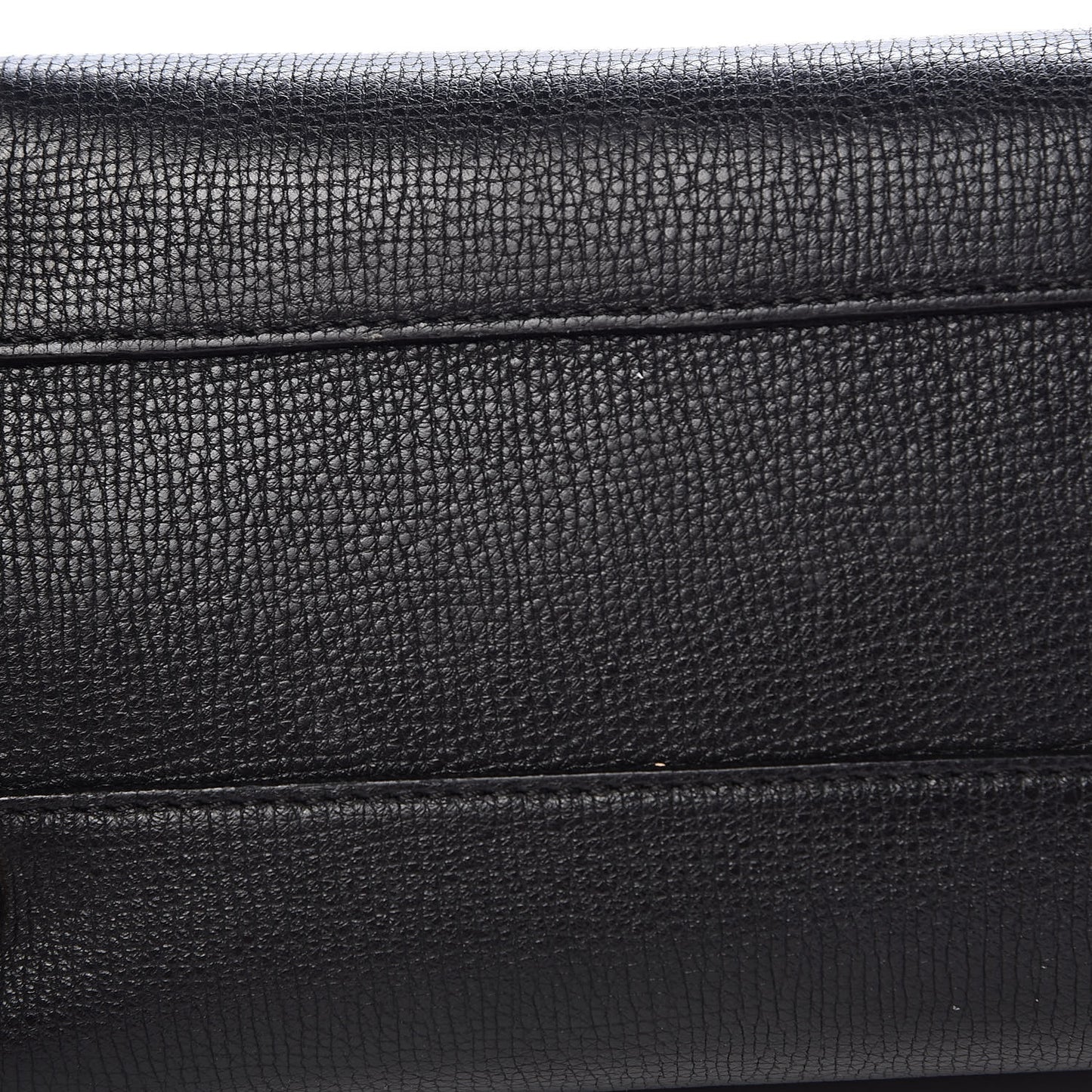 Grainy Calfskin House Check Small Banner Tote Black