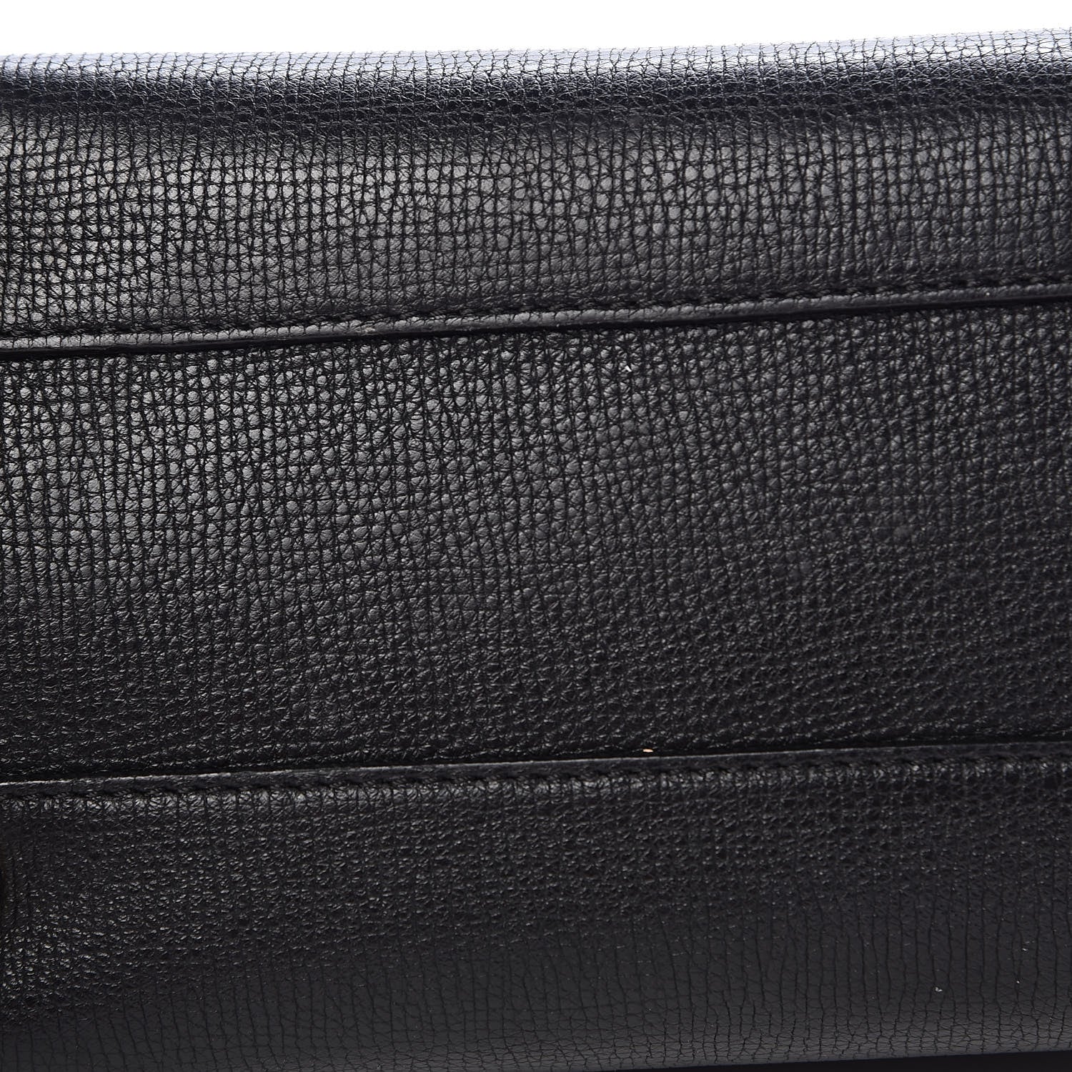 Burberry Grainy Calfskin House Check Small Banner Tote Black 9 of 16
