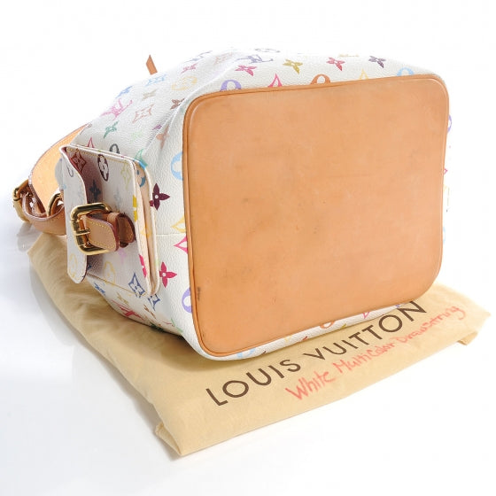 Louis Vuitton Monogram Multicolor Petit Noe White 5 of 8