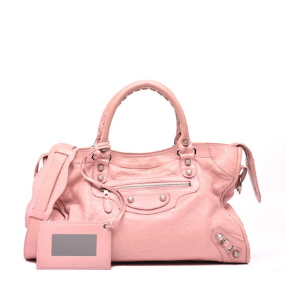 Balenciaga Agneau Giant 12 Silver Hardware City Rose Peche 1 of 11