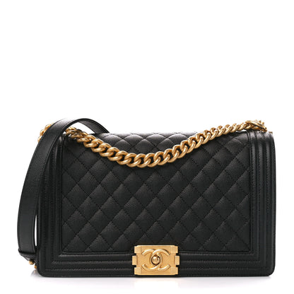 Chanel Caviar Quilted New Medium Boy Flap Black 1 of 11