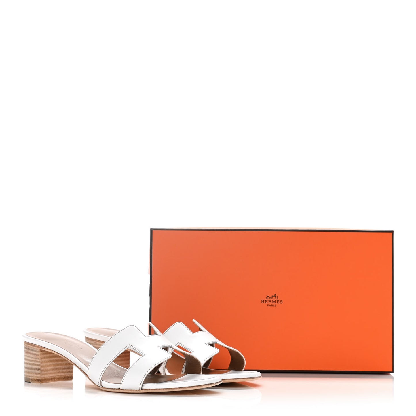 Calfskin Oasis Sandals 39.5 White