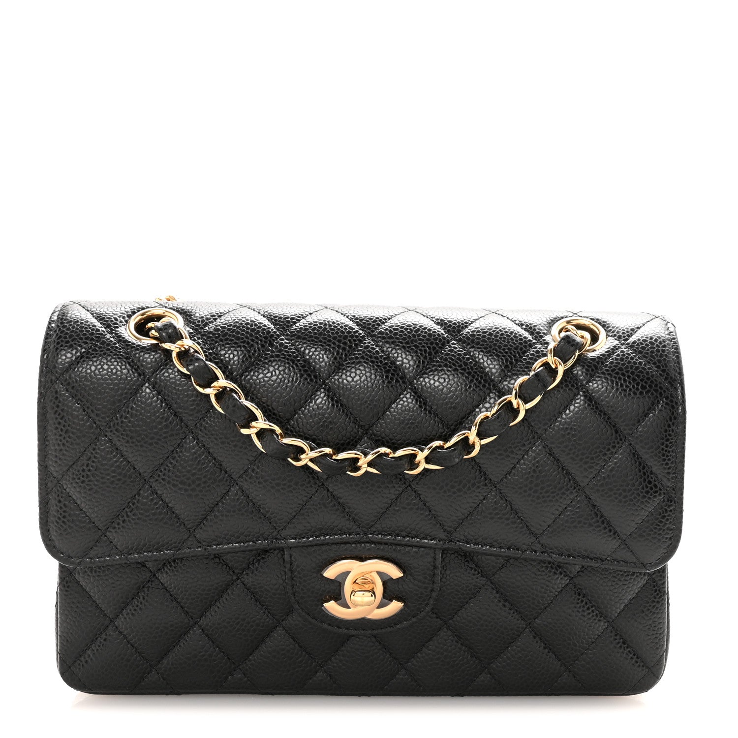 Chanel Caviar Quilted Small Double Flap Black 1 of 11