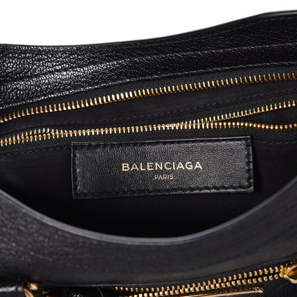 Balenciaga Chevre Gold Metallic Edge Hardware S City Black 6 of 8
