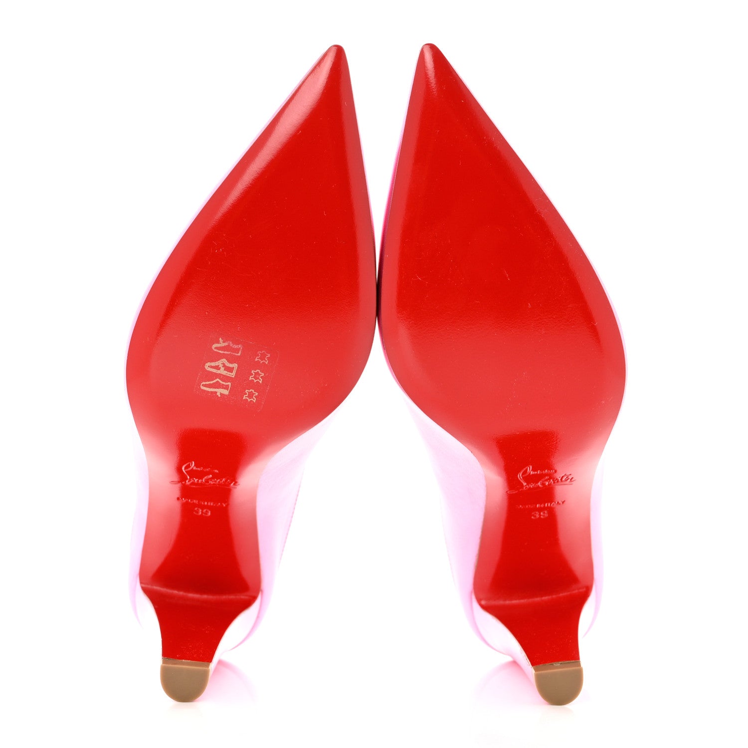 Christian Louboutin Kid Laminato Veryvee 85 Mules 39 Confettis 5 of 8