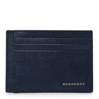 Burberry Calfskin Card Holder Dark Navy 1 of 10