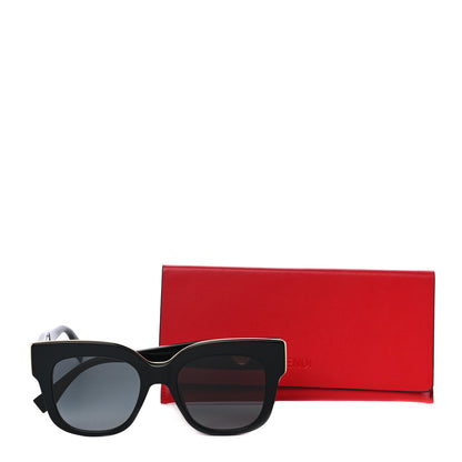 Fendi Acetate F is Fendi Sunglasses FF 0359/G/S Black 7 of 7