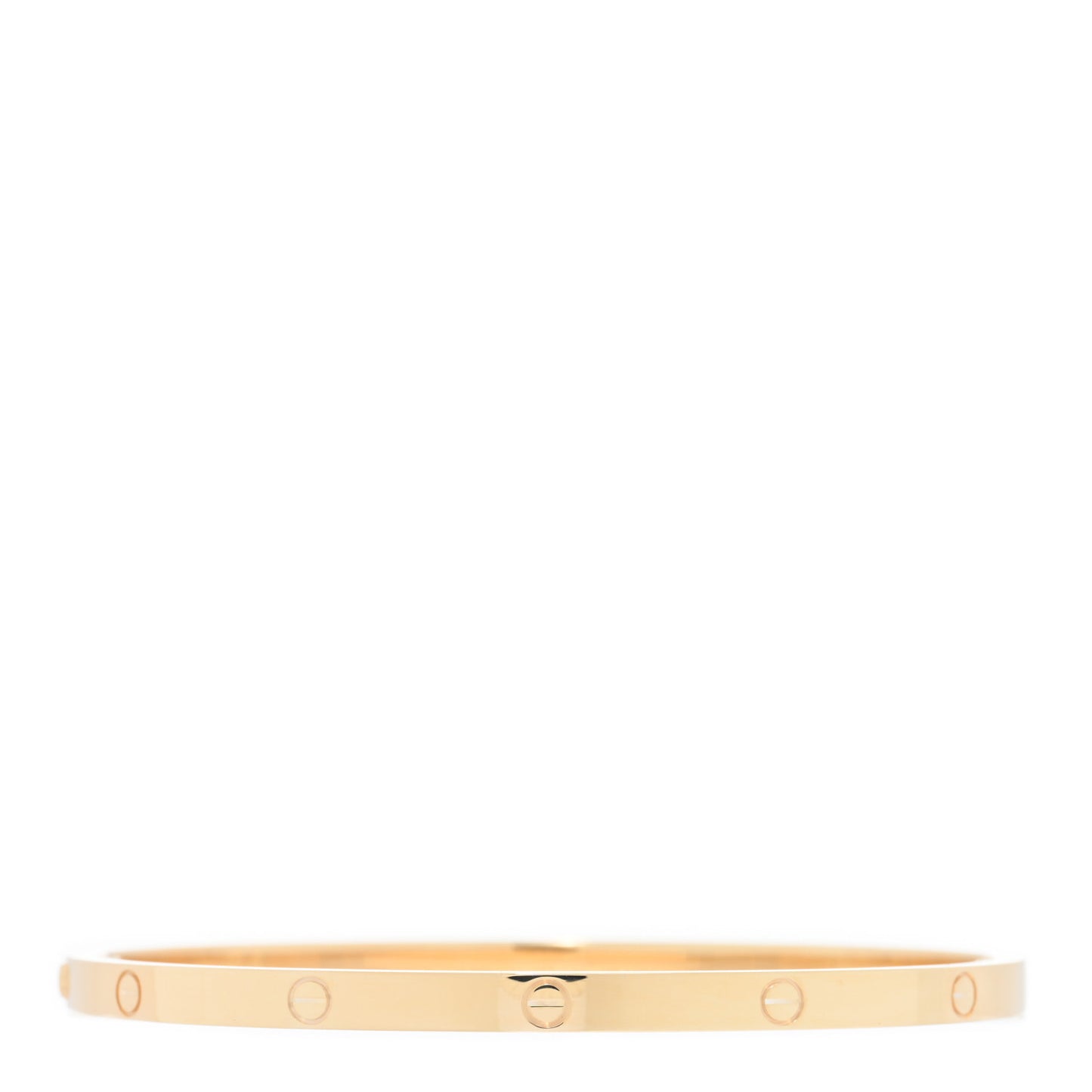 18K Yellow Gold Small LOVE Bracelet 17
