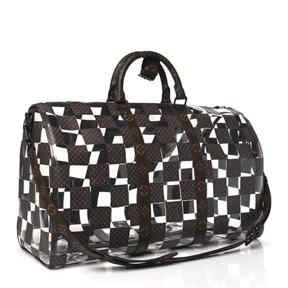 Louis Vuitton PVC Monogram Chess Keepall Bandouliere 50 2 of 7