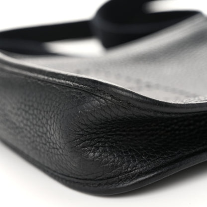 Hermes Taurillon Clemence Evelyne TPM Black 9 of 10