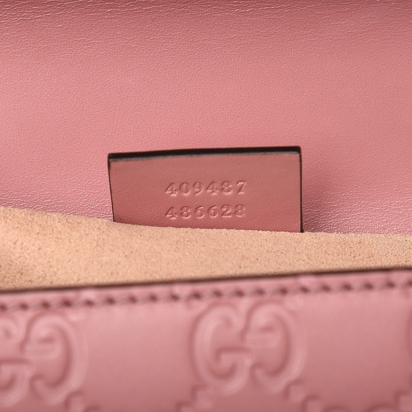Guccissima Small Padlock Shoulder Bag Rose Baby Candy