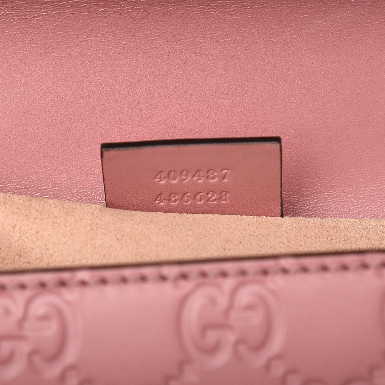 Gucci Guccissima Small Padlock Shoulder Bag Rose Baby Candy 7 of 8
