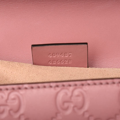 Gucci Guccissima Small Padlock Shoulder Bag Rose Baby Candy 7 of 8