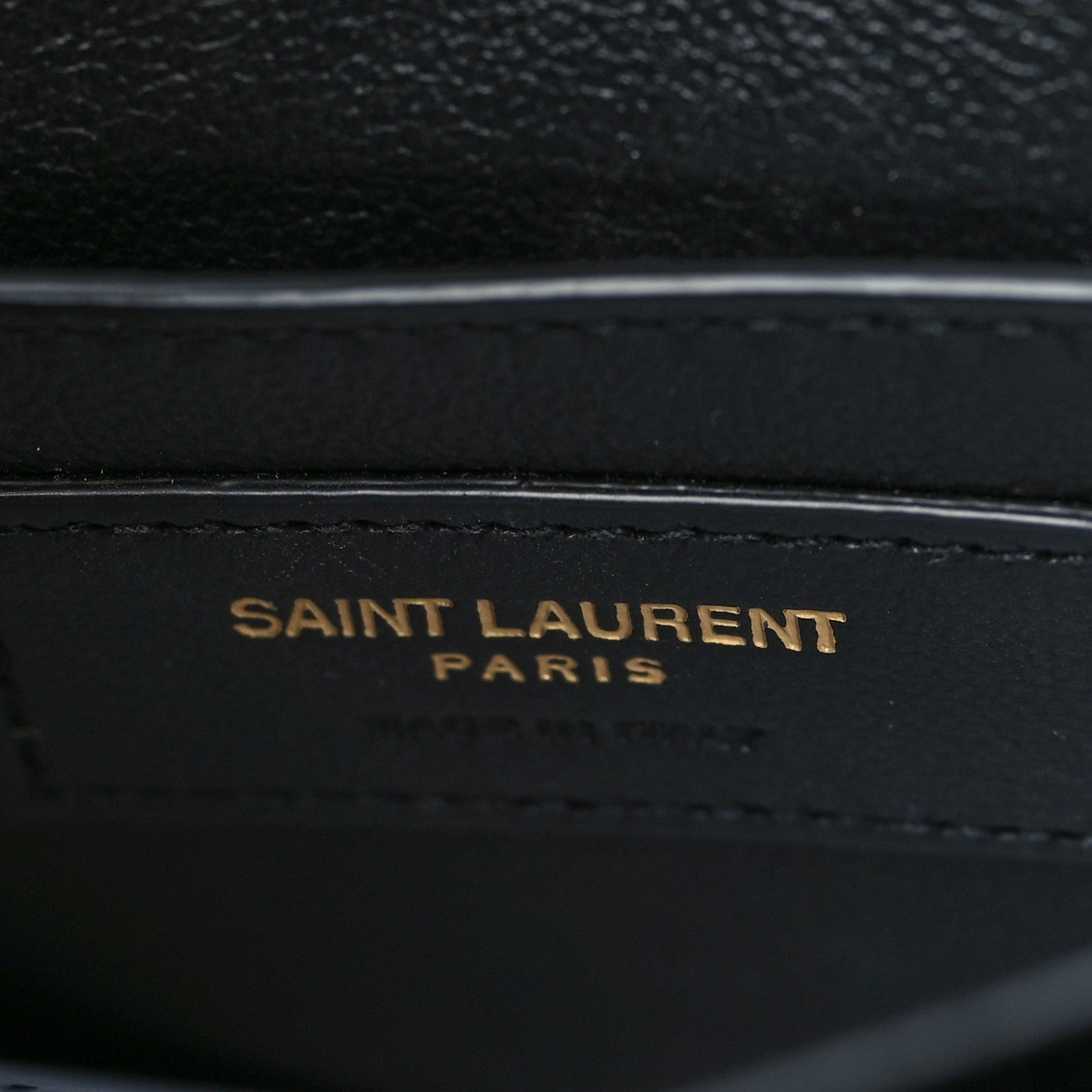 Saint Laurent Grain de Poudre Mini Classic Monogram Cassandra Top Handle Black 6 of 6
