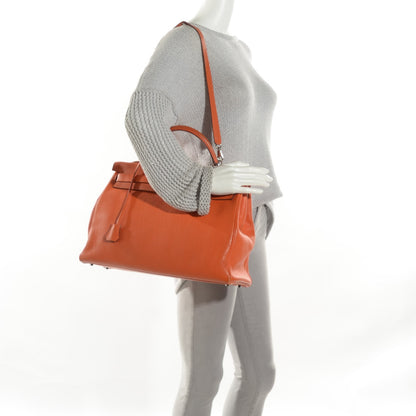 Hermes Togo Kelly Retourne 40 Orange 2 of 20