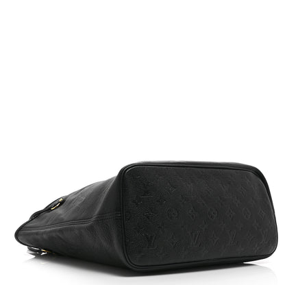 Louis Vuitton Empreinte Monogram Giant Neverfull MM Black 5 of 9