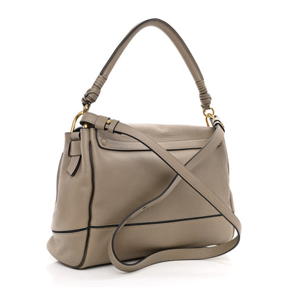Chloe Calfskin Medium Owen Flap Bag Motty Grey 4 of 15