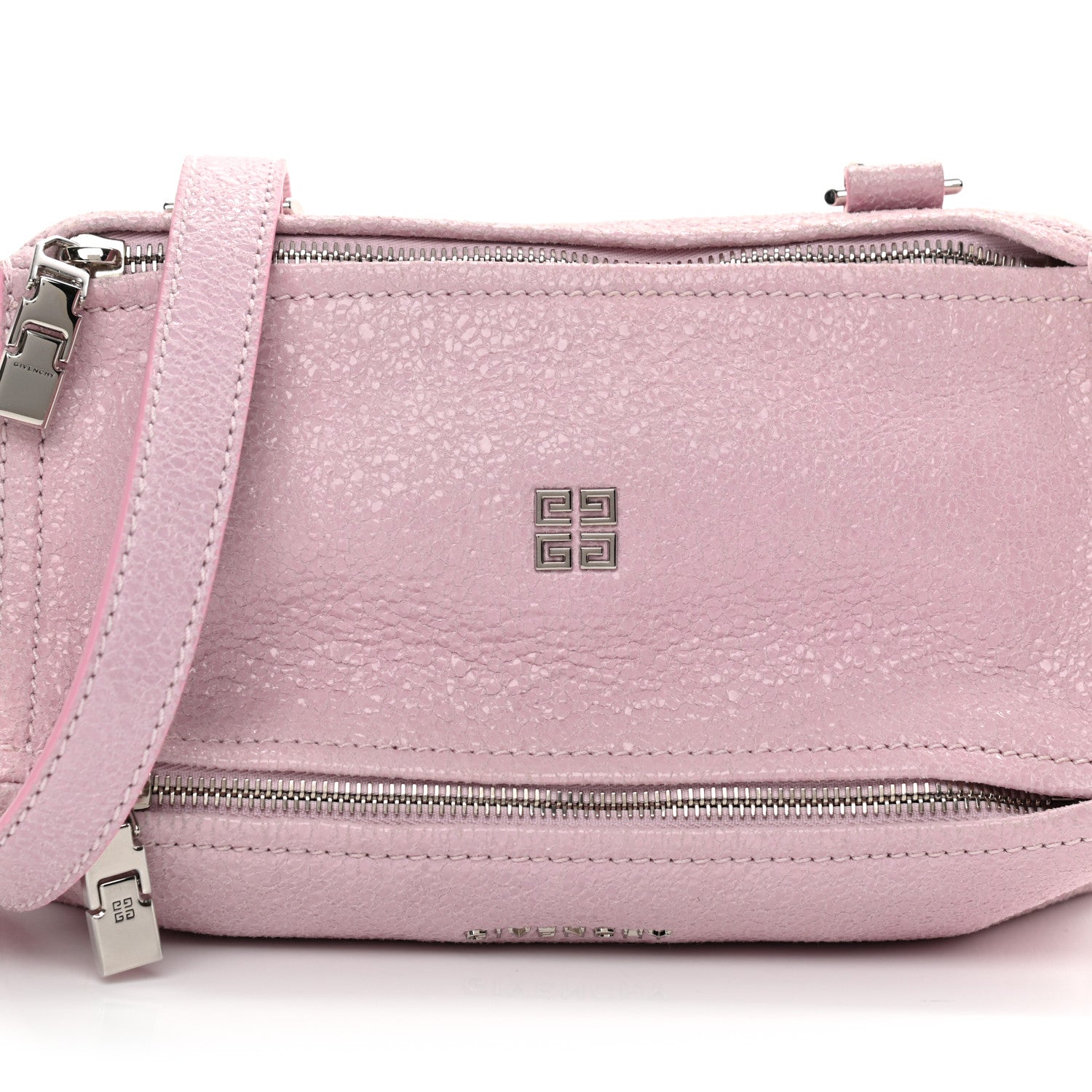 Givenchy Crackled Lambskin Mini Pandora Light Pink 9 of 13
