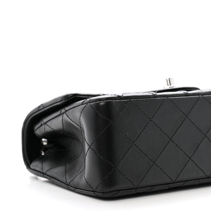 Chanel Lambskin Quilted Mini Rectangular Flap Black 9 of 10